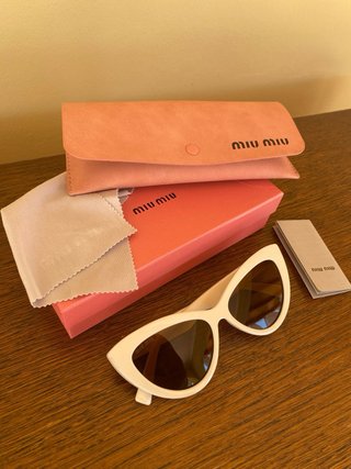 Gafas de Sol Luxury Cat Eye Blancas