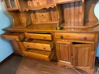 Mueble de salón de madera