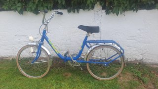 Bicicleta Clásica Rabasa Vintage Azul