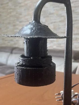 Lampada design testa cavallo vintage