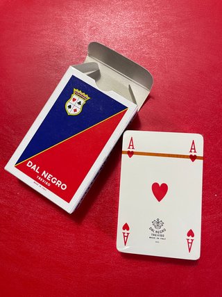 Carte da gioco Dal Negro vintage con astuccio