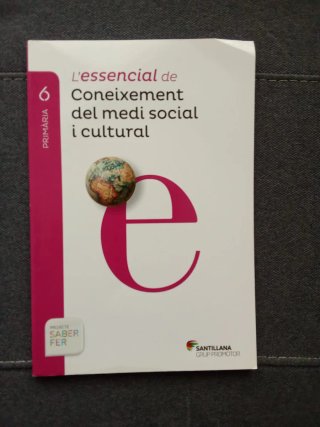Pack de 3 llibres de geografia de 6é de primària