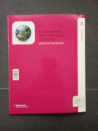 Pack de 3 llibres de geografia de 6é de primària