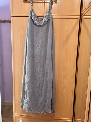 Vestido Pronovias fiesta gris talla 38-40