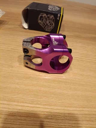 Potencia Manillar Bicicleta Morada