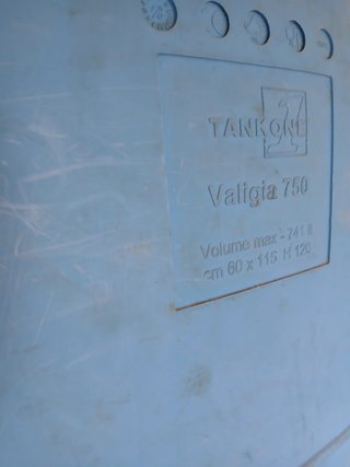 Depósito doble agua 2000L