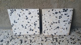 Mosaico antiguo suelo terrazo