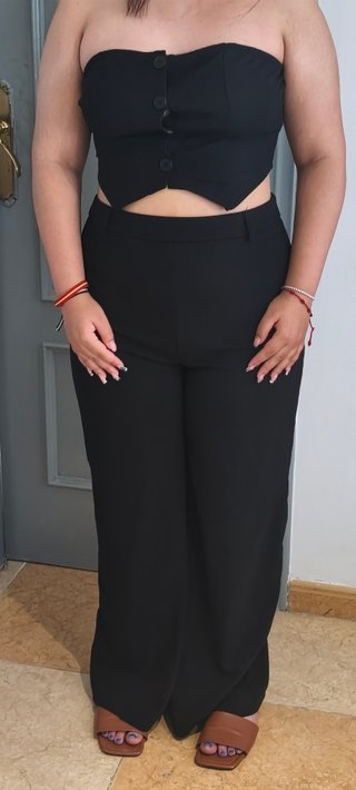 Conjunto Top y Pantalón Negro
