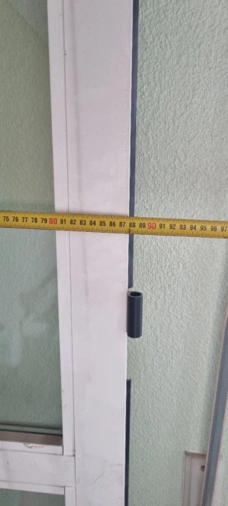 Puerta aluminio doble cristal