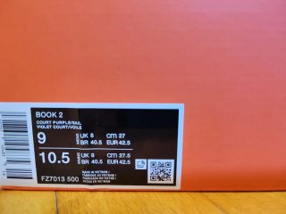 Zapatillas Nike Book 2 nuevas