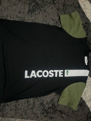 Camiseta Negra y verde Talla S
