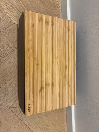 Portapane Alessi Mattina in bambù e metallo