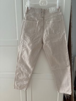 Pantalones vaqueros Zara beige