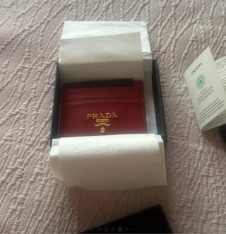 Portacartellini Prada Rosso
