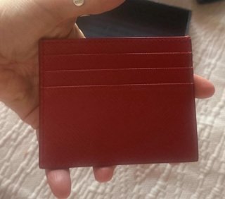 Portacartellini Prada Rosso