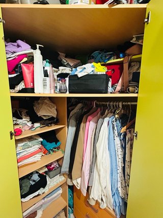 Armario de dormitorio madera esquinero
