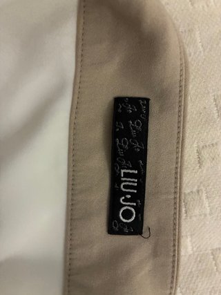 Falda Liu Jo Beige y Blanca Talla M