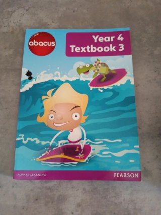 Abacus Year 4 Textbook 1, textbook2, textbook3