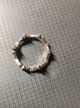 Anillo plata diseño floral talla 18