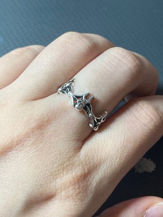 Anillo plata diseño floral talla 18