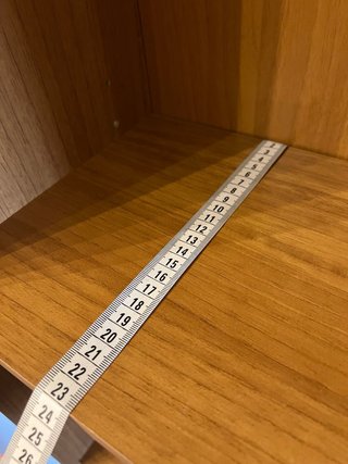 Set di due librerie in legno