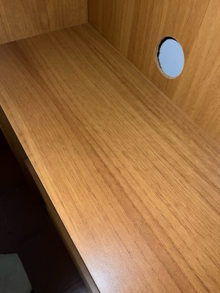 Set di due librerie in legno