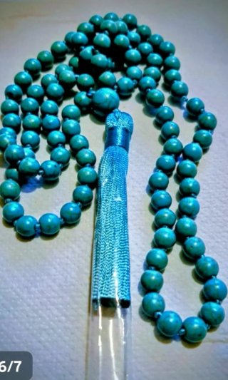 Collana Howlite Blu Turchese