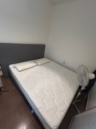 Cama Colchón King Size con Estructura y Cabece