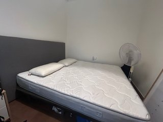 Cama Colchón King Size con Estructura y Cabece