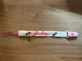 Catenella porta ciuccio personalizzata