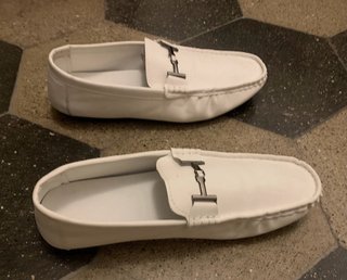 Mocassini uomo bianchi taglia 43/44