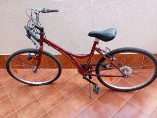 Bicicleta Urbana Roja