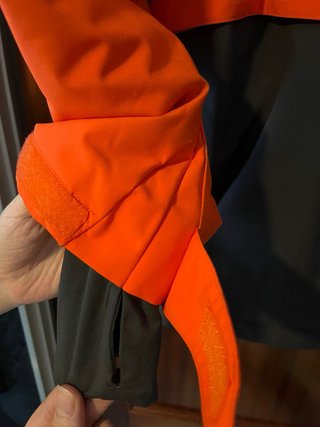 Chaqueta Columbia Nieve Naranja y Negra