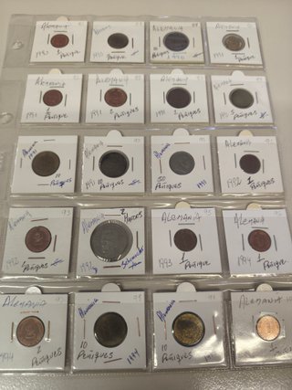 Lotto di monete tedesche