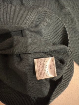 Jersey Lacoste V-Neck Hombre Verde Oscuro