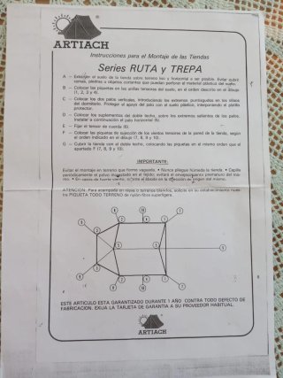 Tienda de campaña Artiach