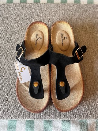 Sandalias de mujer negras Chic Vision T37