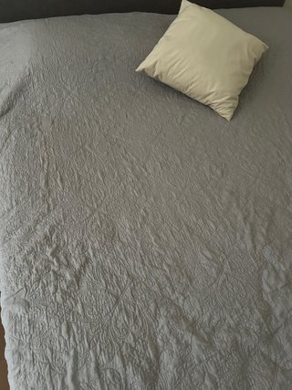 Manta Cama King Size Gris y Beige