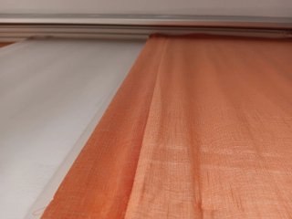 Panel Japonés Naranja y Blanco