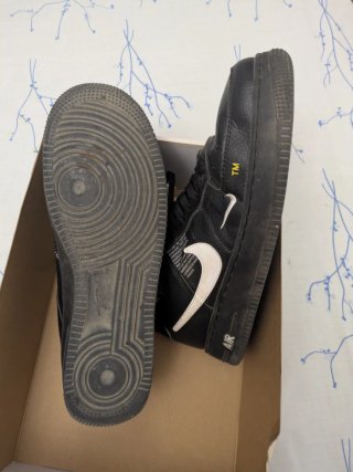 Nike Air Force 1 Negras Talla 43