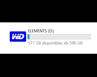 Disco Duro Externo WD Elements 640 GB