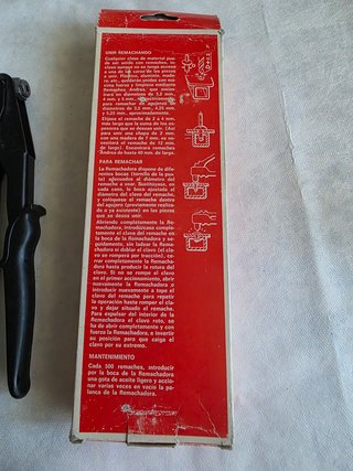 Remachadora manual