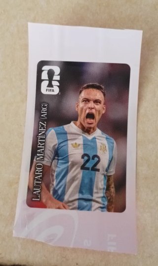 Cromo Lautaro Martínez Coca Cola Mundial 2026