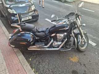 Kawasaki Vulcan VN900 Cruiser Negra