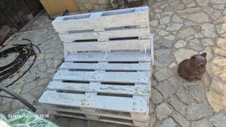 Conjunto Muebles Jardín Palets