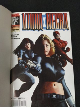 Novela gráfica viuda negra