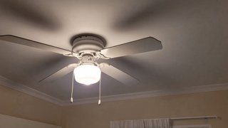Ventilador de techo blanco