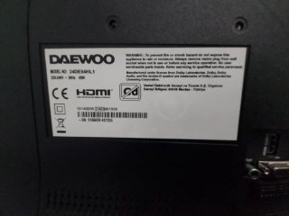TV Daewoo 24 Negra