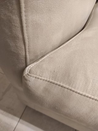 Divano letto 5 posti scamosciato beige