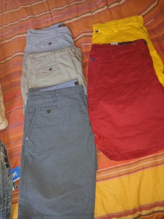 5 paia pantaloni corti taglia 50